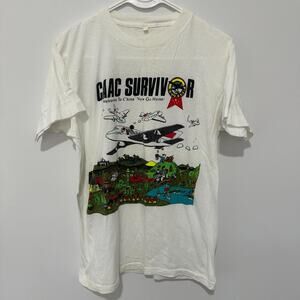 Vintage CAAC China T-Shirt - Large